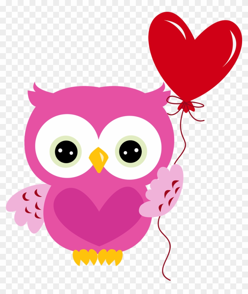 Owl Math Clip Art - Valentines Day Owl Png #226962