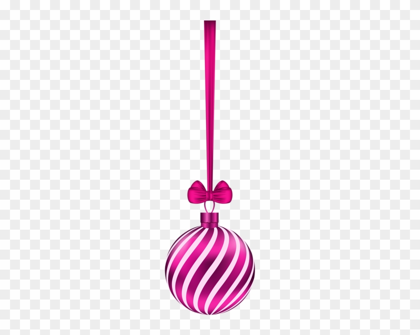 Pink Christmas Ball Transparent Png Clip Art Image - Clip Art #227051