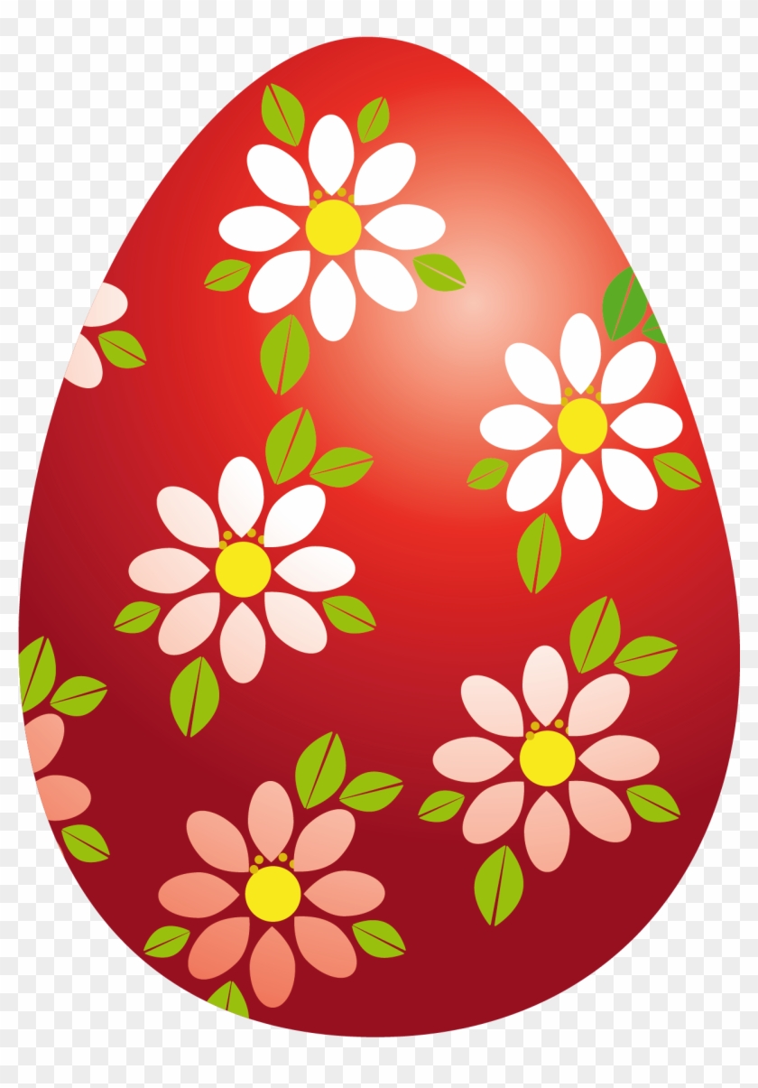 Oeufs De Pâques Clipart - Easter Egg Red Png #227058