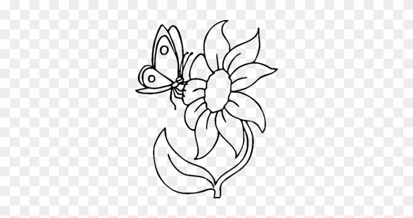 Malvorlagen Schmetterling Und Raupe Zum Drucken - Flower Coloring Pages #227117