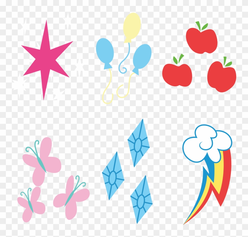Pin Sparkle Clip Art - Rainbow Dash Cutie Mark #227219