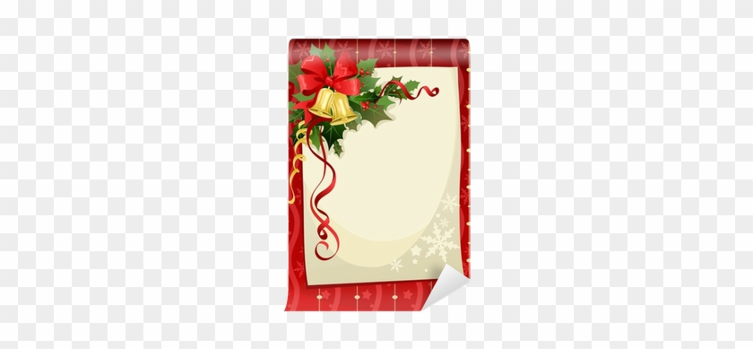 Fototapete Weihnachtskarte Mit Glocken • Pixers® - Christmas Card #227243