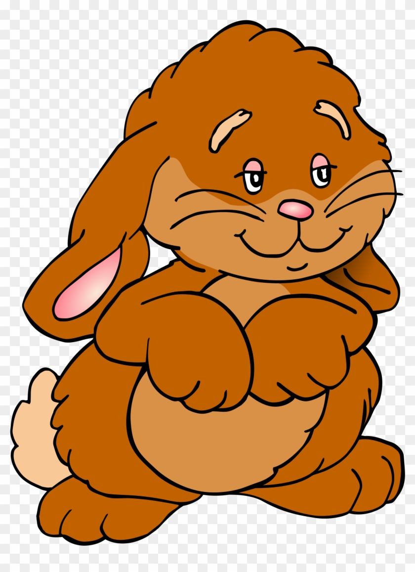 Big Image - Easter Bunny Brown Clipart #227269