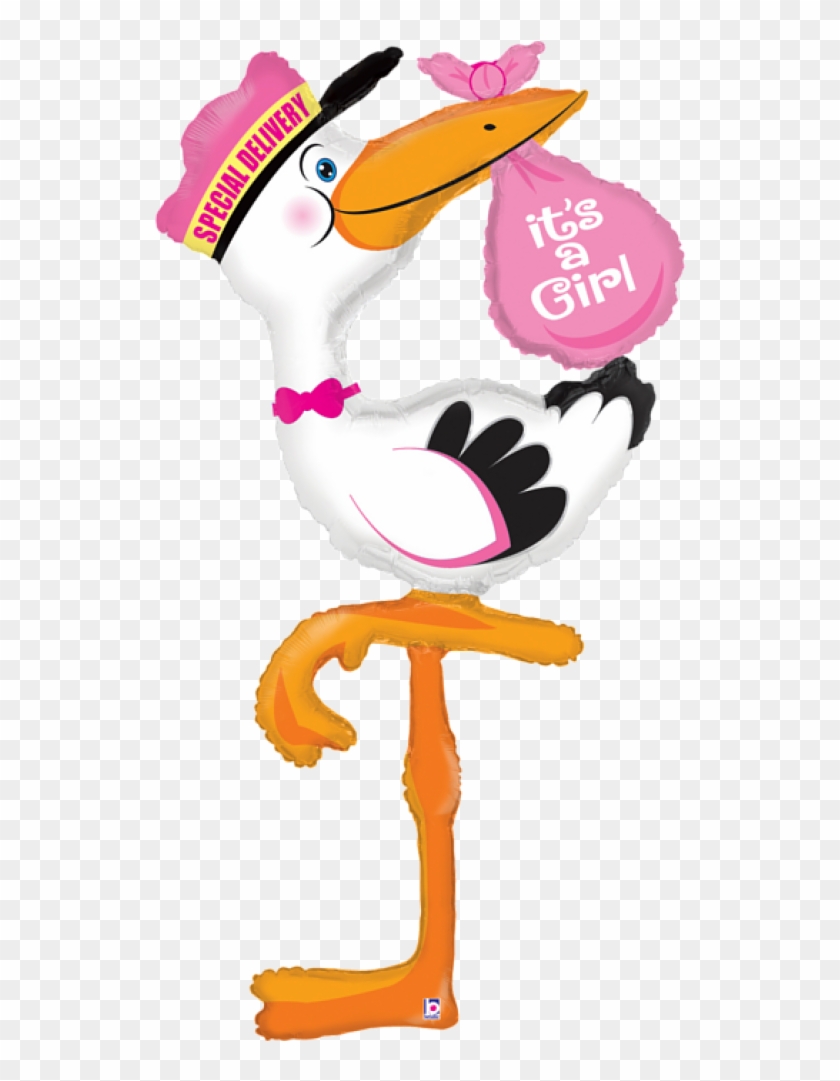 Folienballon It`s A Girl - Girl Stork Baby Shower #227322
