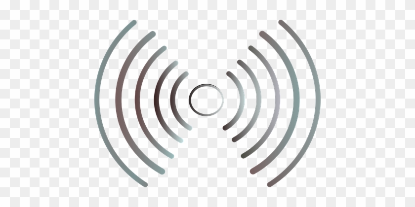 Radio Waves Wifi Wireless Signal Internet - Ultrasound Waves Clipart #227669