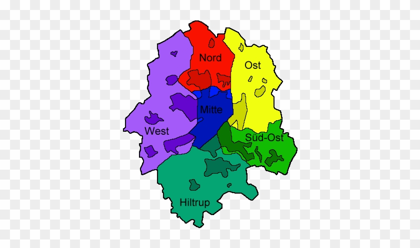 City Boroughs[link] - Postleitzahl Münster #227679