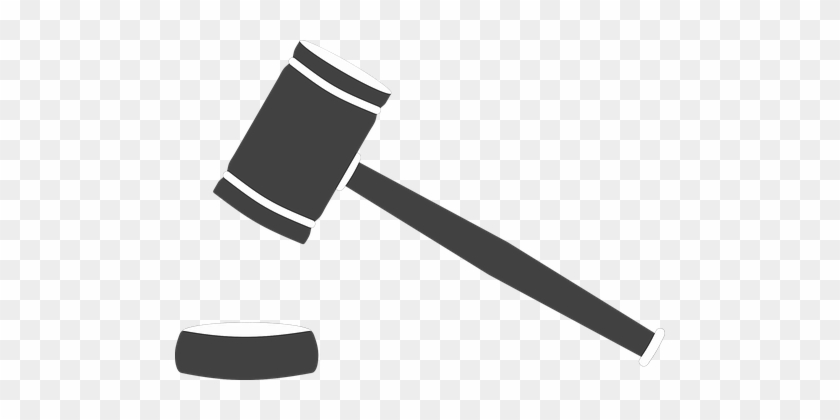 Hammer Gericht Gesetz Recht Justiz Jura Or - Jury Hammer Clipart #227686