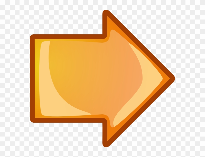 Die Aussenanlagen Sind Auch Fertig - Orange Arrow Clipart #227785