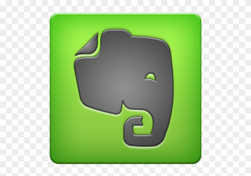 Evernote - Grey Elephant Head Logo #227958
