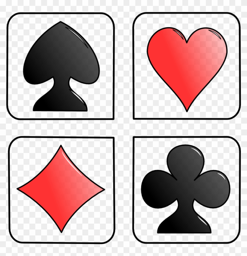 Clipart Cards E2b7 - Cards Diamond Heart Spade #227979