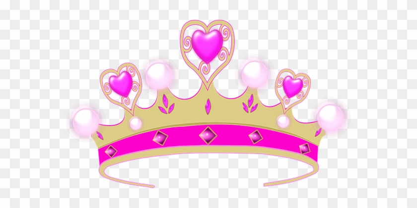 Coronet Prinzessin Krone Tiara Diadem Herz - Princess Crown Clip Art #228003