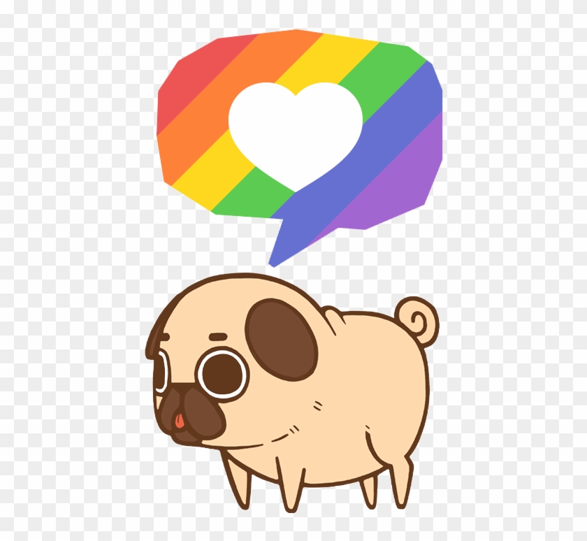 Puglie Supports Equality, Love, Respect, And Pride - Puglie Pug #228026
