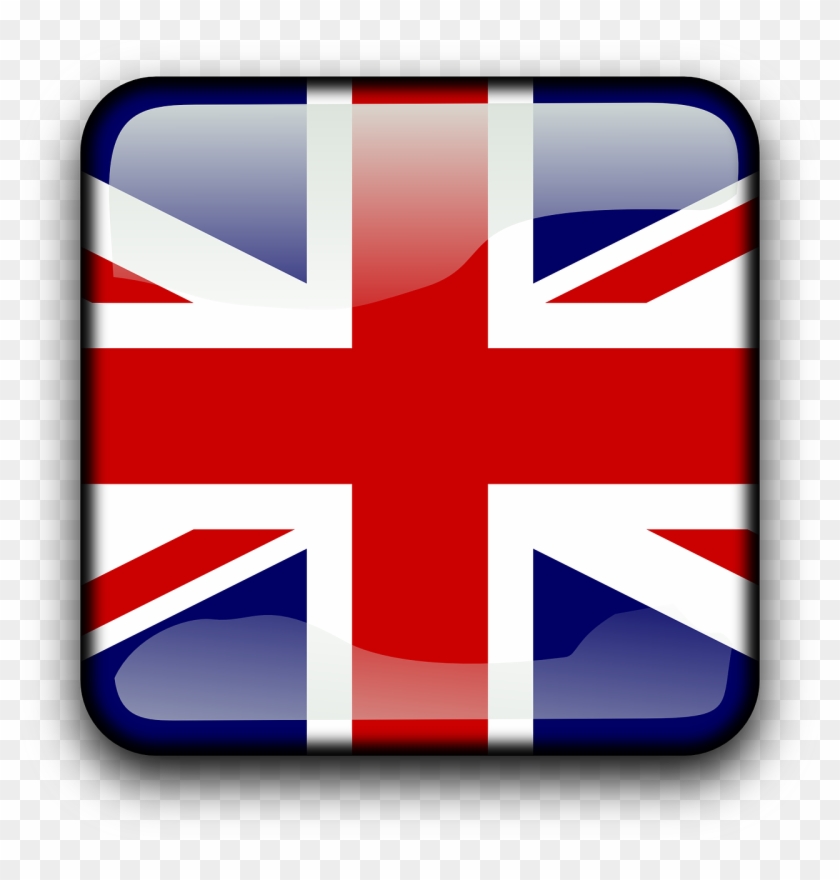 Blumenversand Düsseldorf - British Flag Button Png #228196