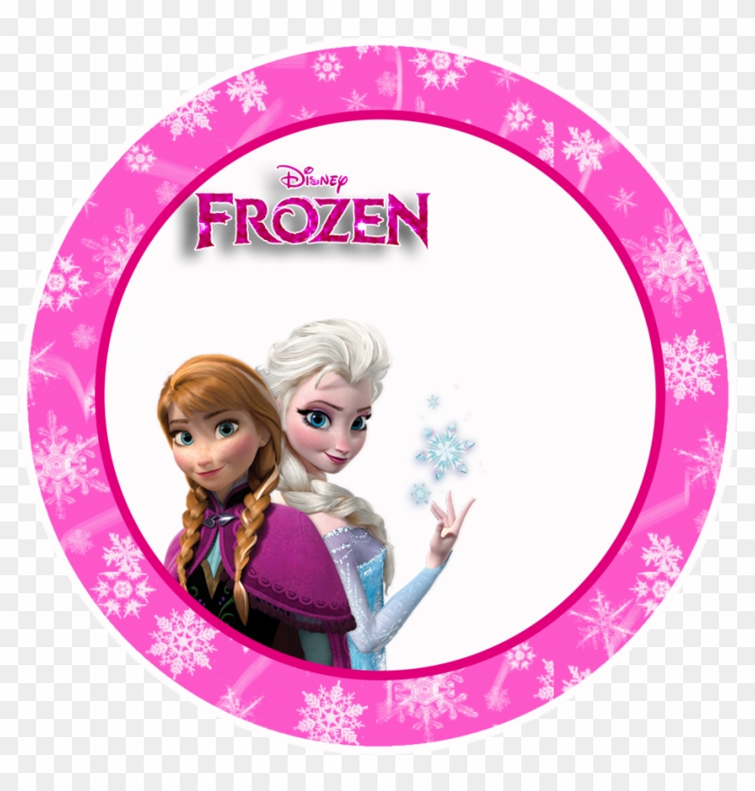 Frozen In Pink - Frozen Stickers Para Imprimir #228373