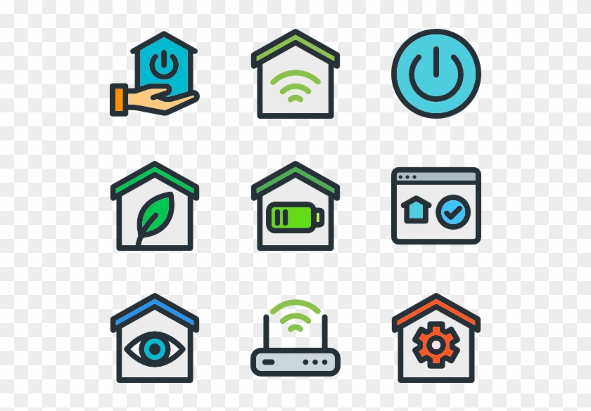 Smart Home - Vektor Icon Smart Home #228582