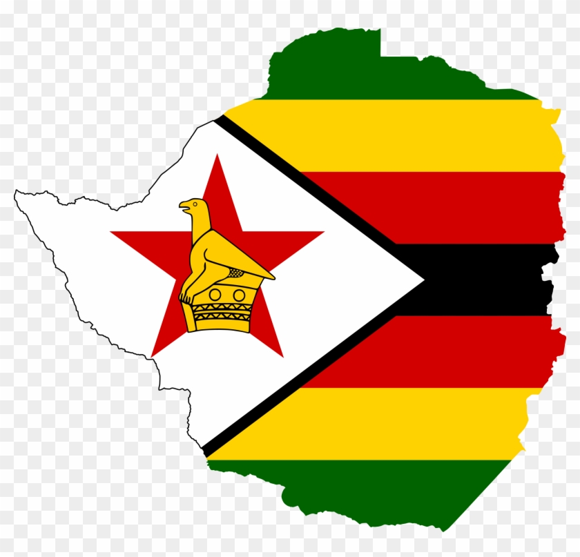 Zimbabwe Flag In Country #228672
