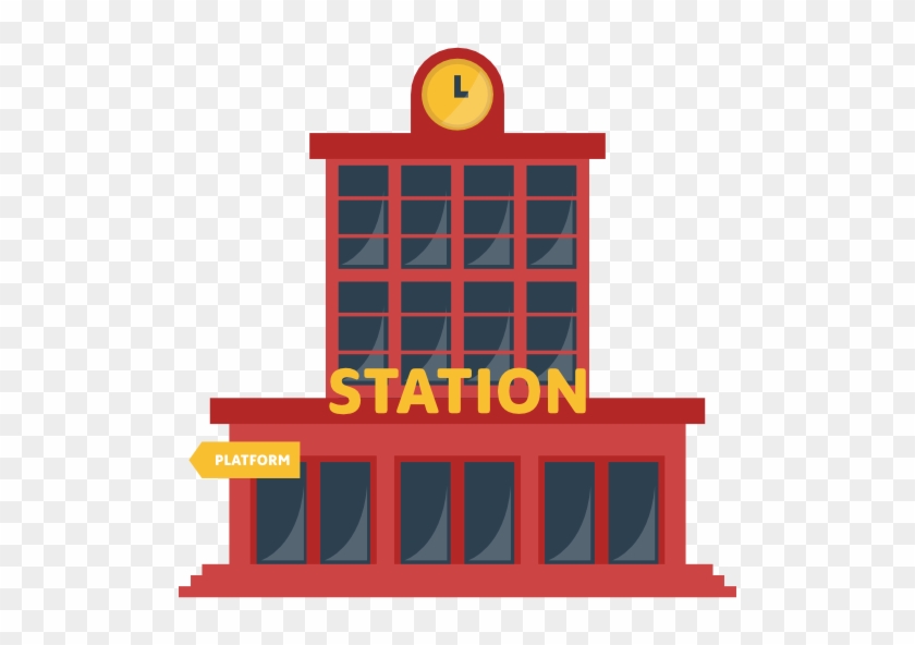 Clipart Png Clipart Station Station Free Transport - Train Station Icon Png...