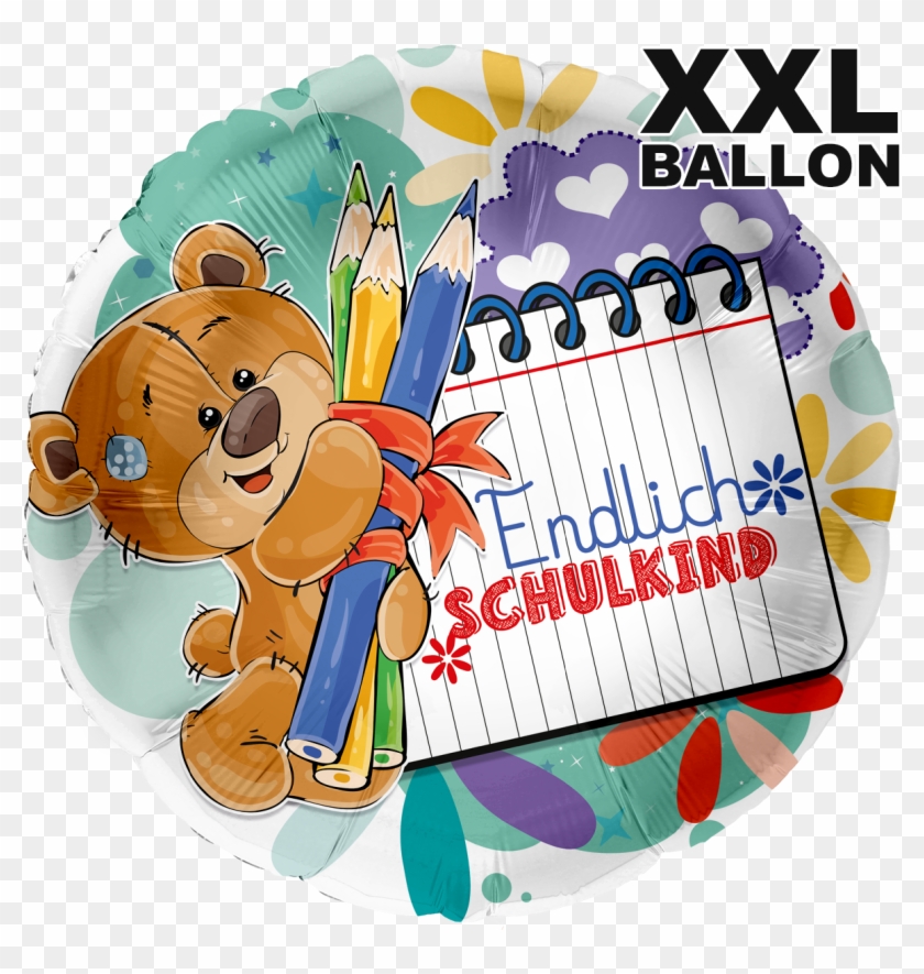 Xxl Folienballon "bär Endlich Schulkind" - Toy Balloon #228698