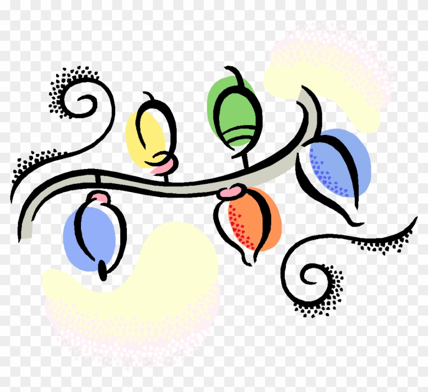 Pin Town Council Clip Art - Christmas Lights Clipart #228714