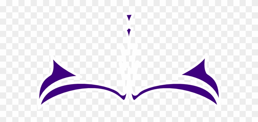 Purple One Paragraph Break Clip Art - Purple One Paragraph Break Clip Art #228759