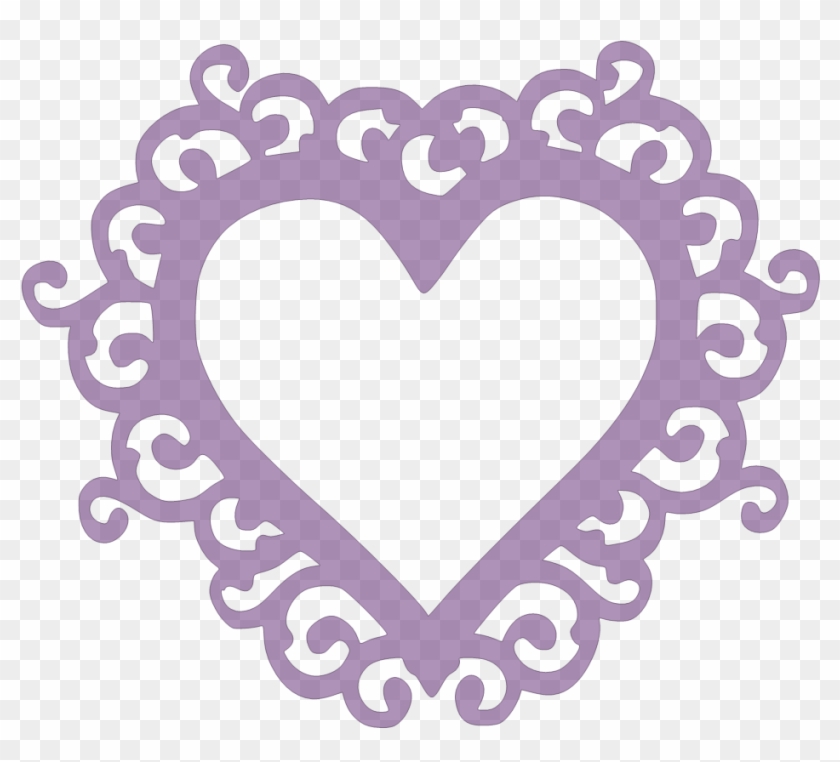 Paper This And That - Heart Frame Svg #228846