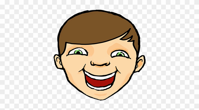 00 - - Excited Boy Face Clipart #229011