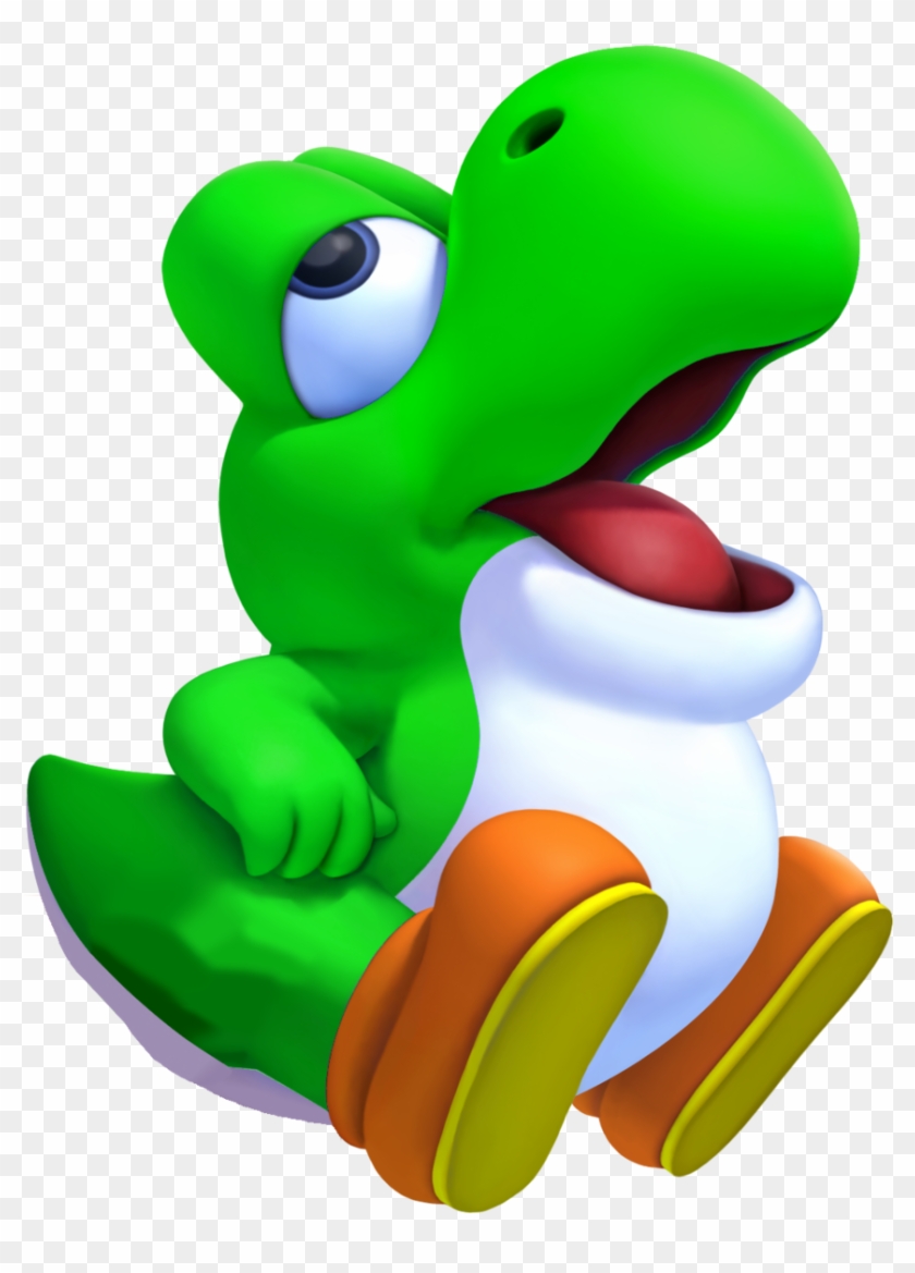 Baby Yoshi - Baby Yoshi - Free Transparent PNG Clipart Images Download
