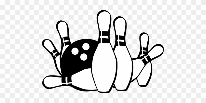 Kugel Bowling Stifte Spiel Sport Bowling B - Bowling Clipart #229133