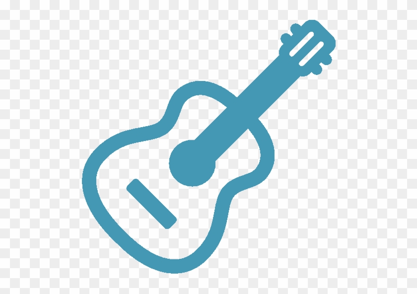 Einfach Geil Gitarre Spielen - Guitar Icon Png Blue #229189