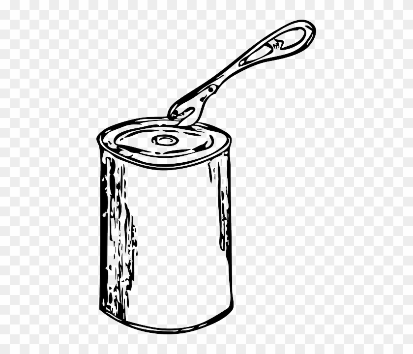Opener Paint, Outline, Open, Cartoon, Metal, Can, Tin, - Can Opener Clip  Art - Free Transparent PNG Clipart Images Download