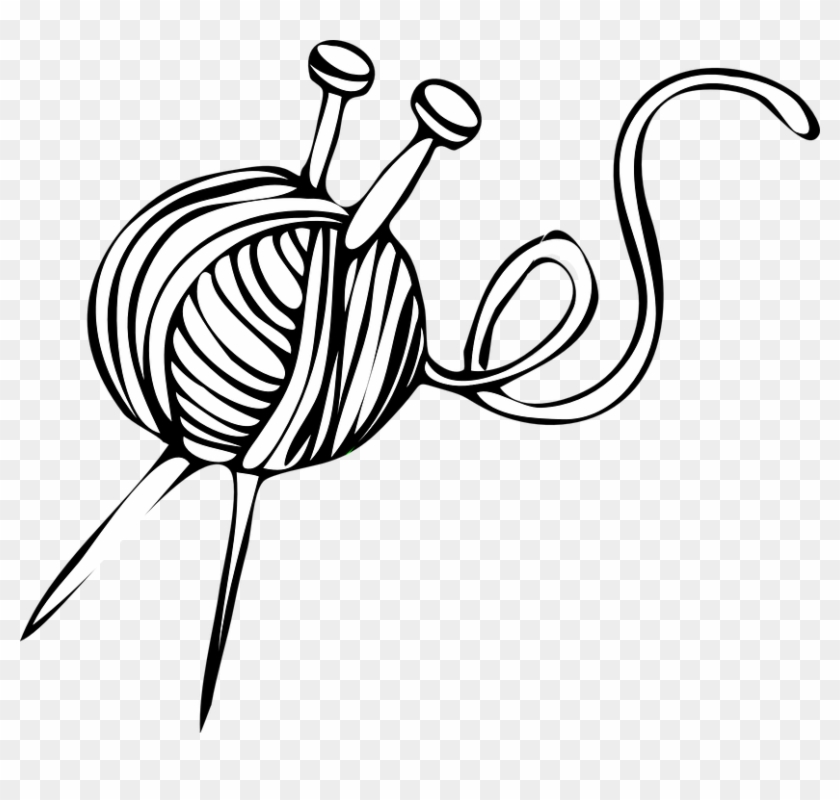 Freunde Der Handarbeit - Knitting Needles And Yarn Clip Art #229256
