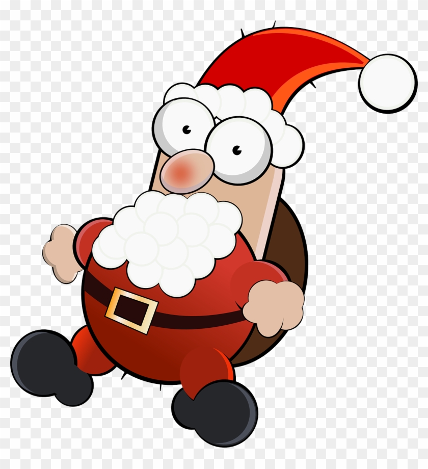 Der Bart Vom Weihnachtsmann - Santa Claus Cartoon Png #229353
