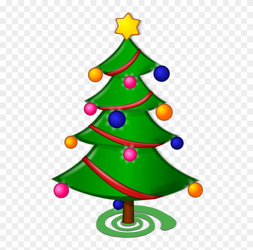 Clipart - Merry Christmas Tree Drawing #229742