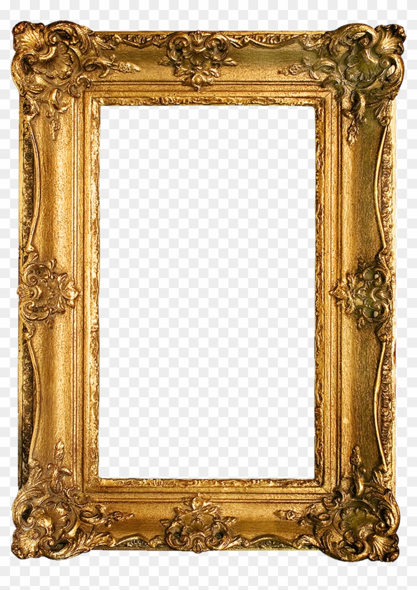 Variants On Ornate Gold Frames Around Graphic Image - Frame Transparent #229900