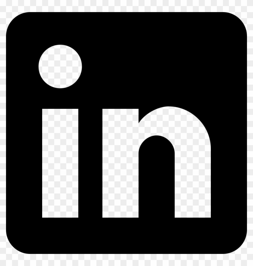 Png File - Linkedin Logo Png Black #230136