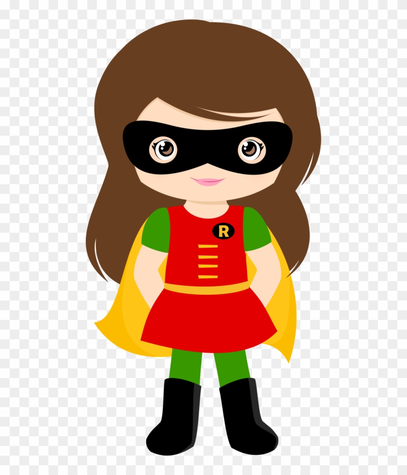 Super Heróis * Vilões Mais - Robin Girl Clipart #230228