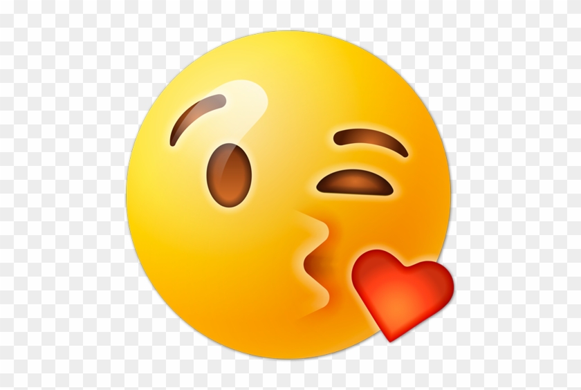 Gesicht Werfen Einen Kuss - Emoji Beso Con Corazon #230282