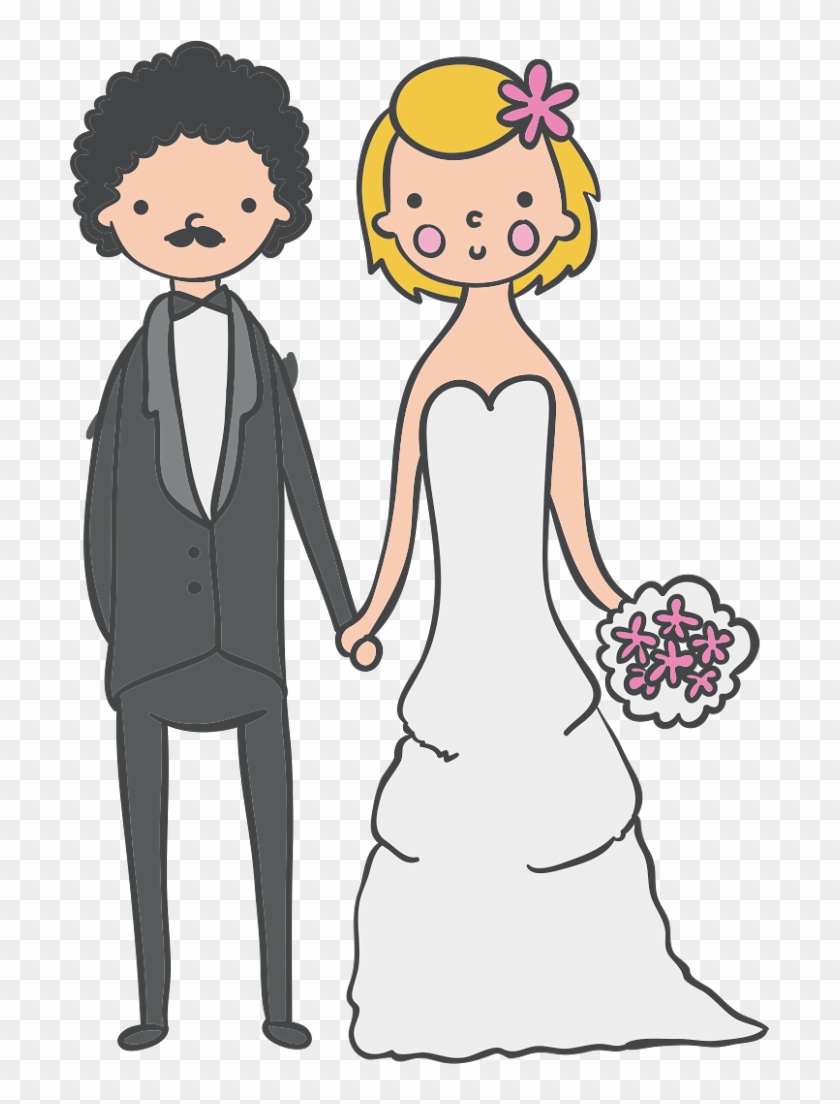Zeichnungen Von, Einladungen, Indererziehung, Hochzeiten, - Married Wife And Husband Cartoon #230307