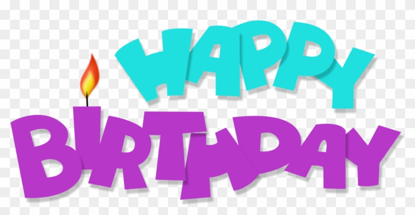 Happy Birthday Transparent Blue And Purple Png Picture - Happy Birthday Png File #230378