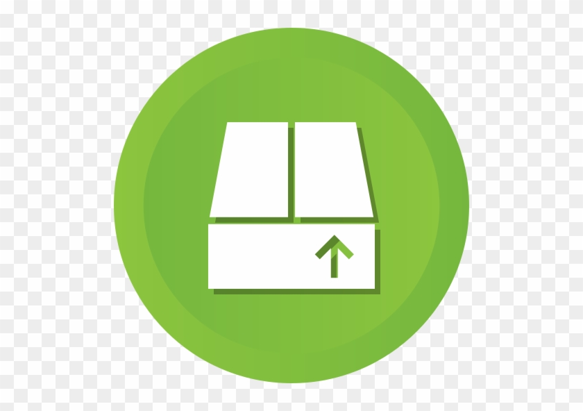 Box, Kiste, Laden, Speichern, Lieferung, Paket Symbol - Android Icon Circle #230420