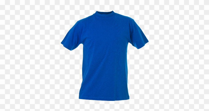 T-shirt - Blue V Neck Shirt #230594