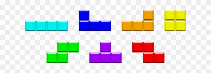 Pin Tetris Theme A - Tetris Pieces #230599