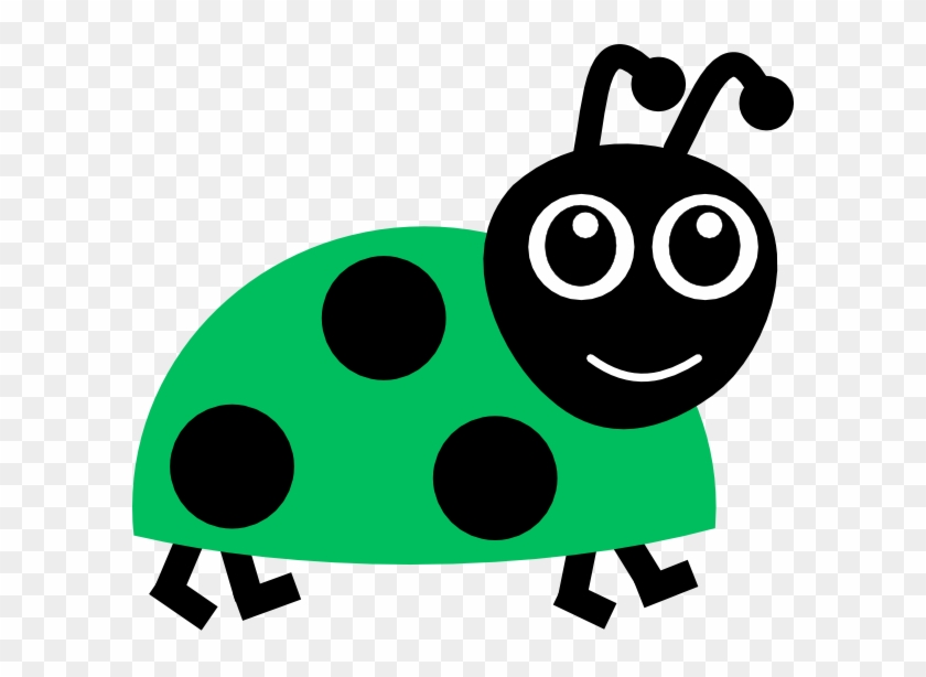 Green Ladybug Clip Art At Clkercom Vector - Ladybug Cartoon #230683