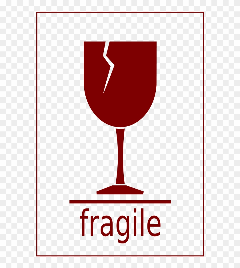 Fragile Label Svg Vector File, Vector Clip Art Svg - Fragile Cartoon #230728