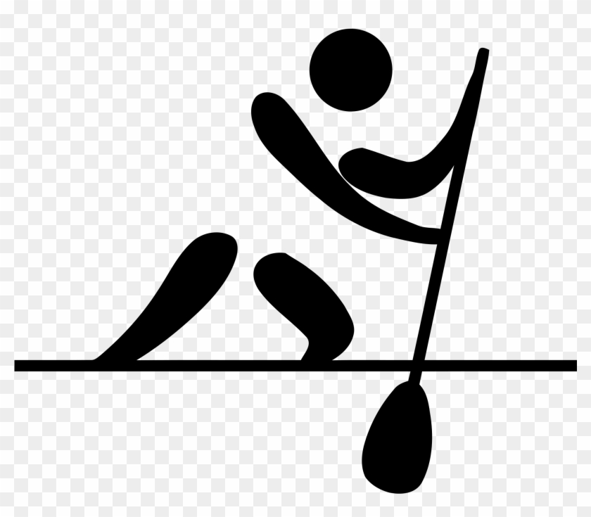 Olympic Sports Canoeing Flat Water Pictogram #230747