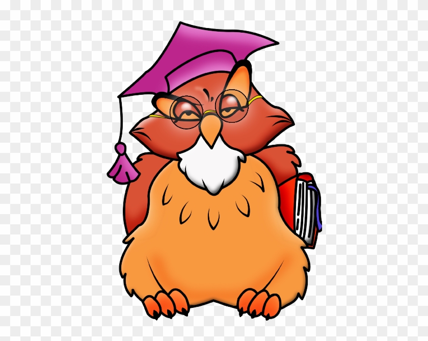 Owl Teacher Cartoon Characters - Татьянин День День Студента #230867