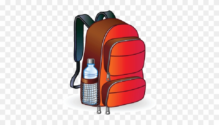 Best Of Rucksack Clipart Clip Art Backpack Clipart - Backpack With Water Bottle Clipart #230904