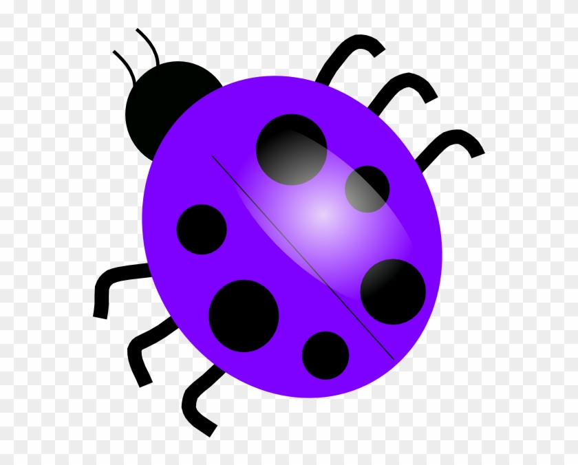 Purple Ladybugs Clip Art At Clker - Ladybug Clip Art #230954