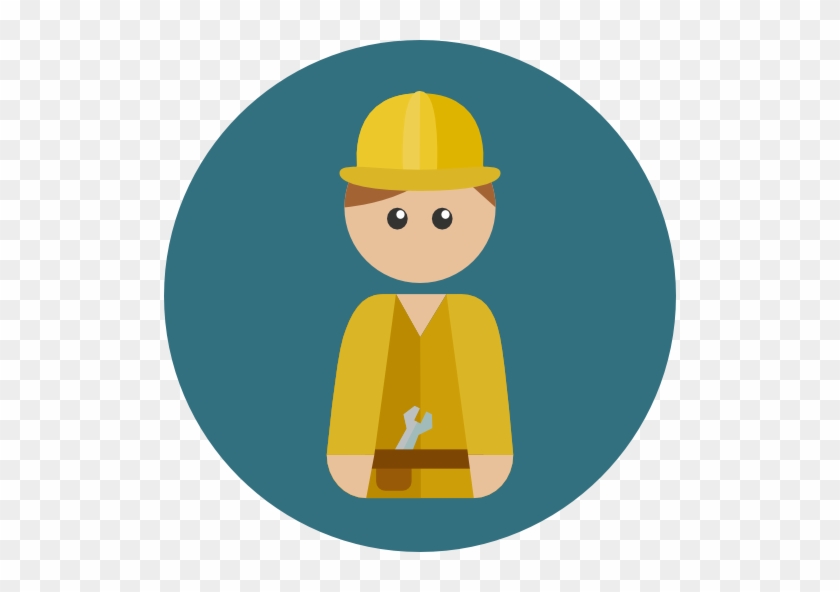 Builder Profession Tool Building - Job Flat Icon Png #1457377