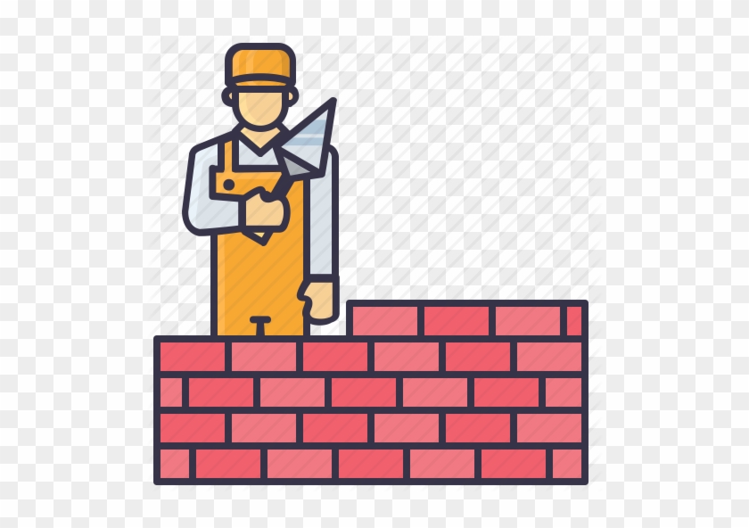 Brick Mason Icon #1457386